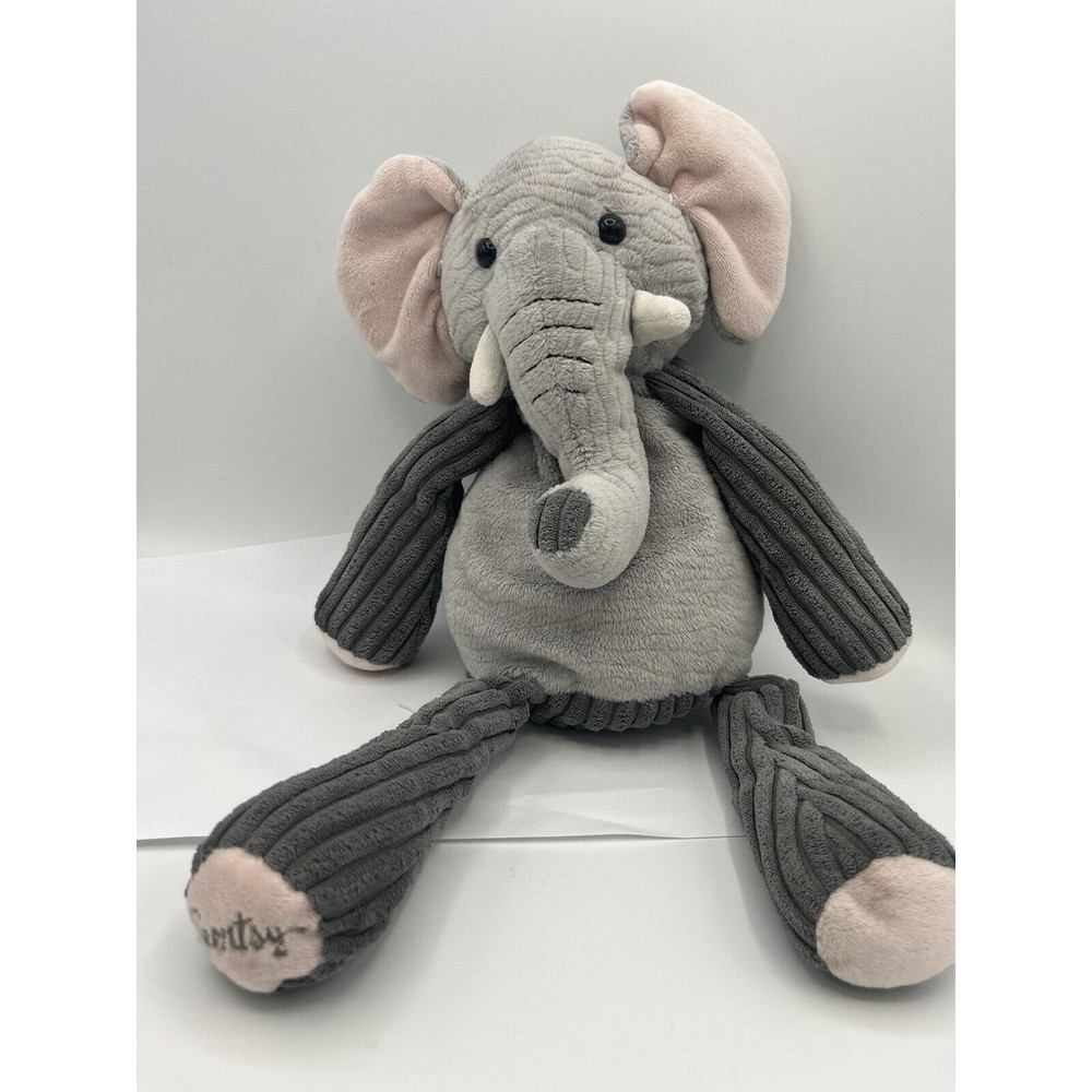 Scentsy Buddy Ollie the Elephant 15" No Scent Pack 2010 Soft Bean Feet BC